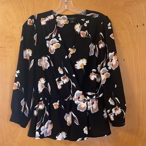 Halogen Floral Blouse in XS